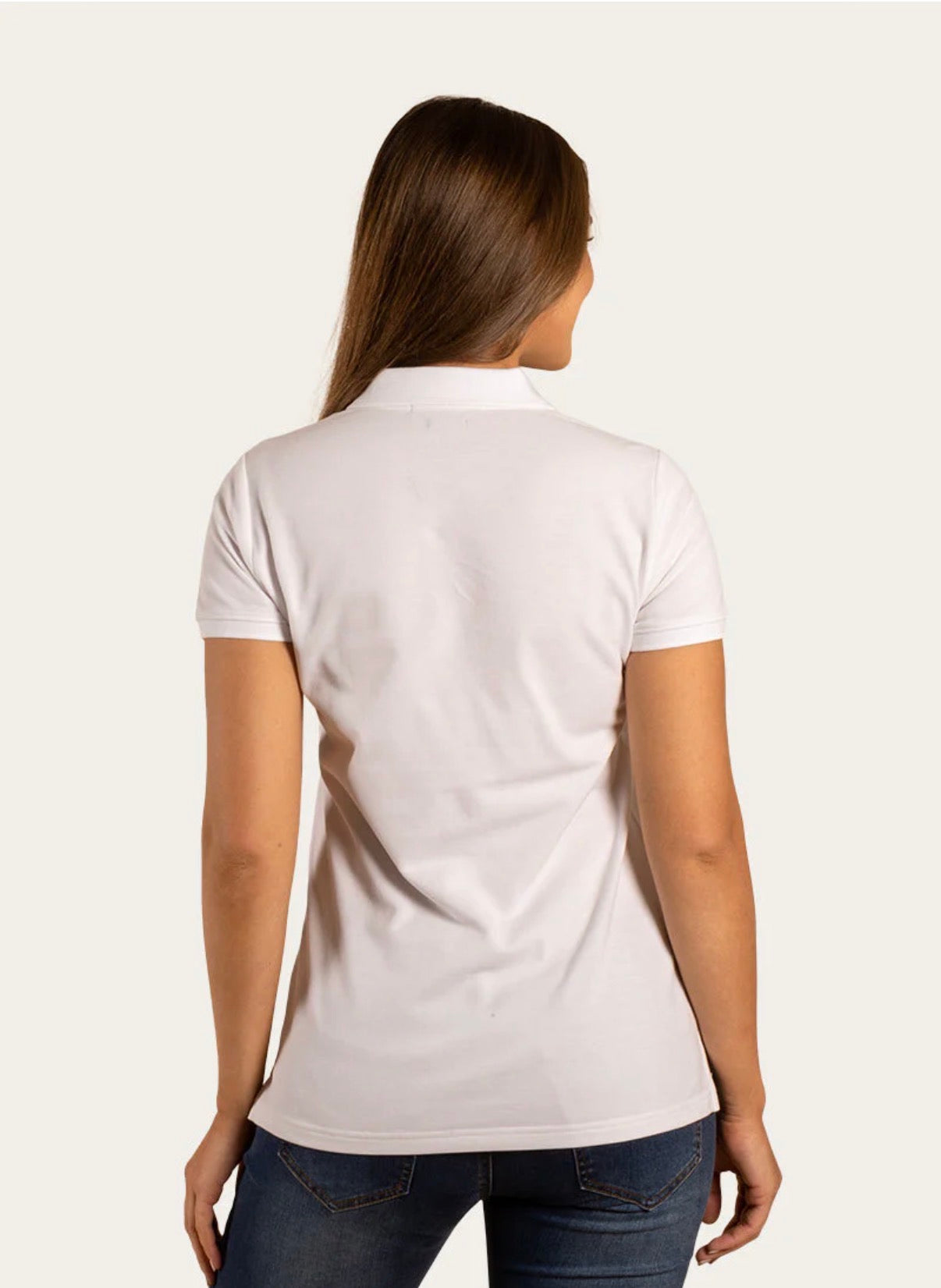 Essential Womens Polo - White