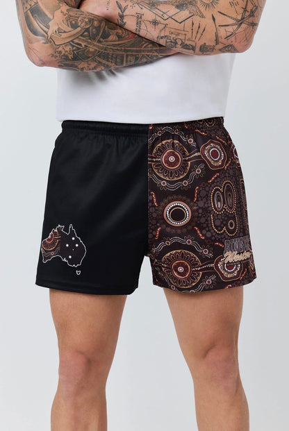Ringers Garbala Footy Shorts - Multi