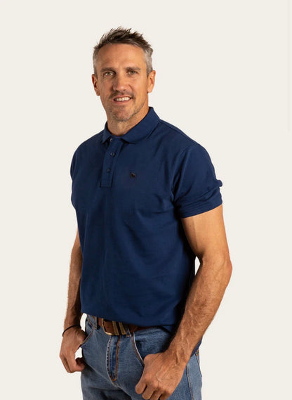 Essential Mens Polo - Navy
