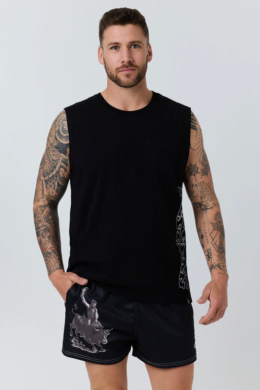 Ringers Dust Devil Footy Shorts - Black