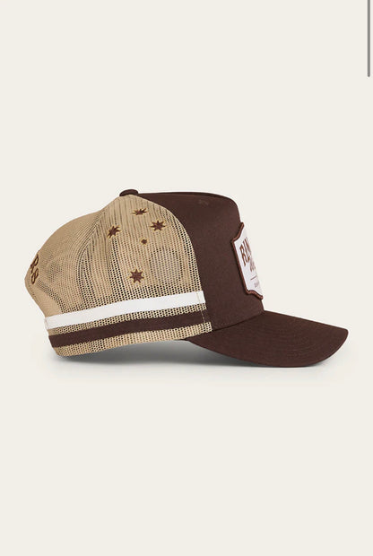 Country Club Deep Fit Trucker Cap - Saddle Brown