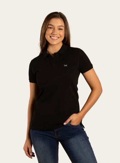 Essential Womens Polo - Black
