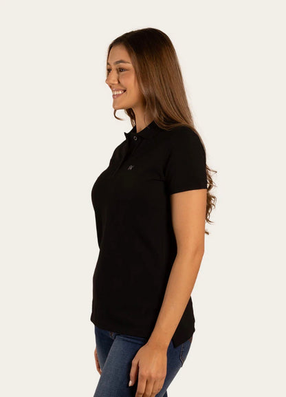 Essential Womens Polo - Black