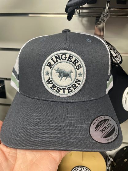 McCoy Trucker Cap - Charcoal/Leaf