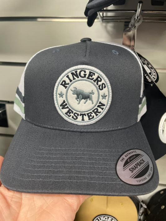 McCoy Trucker Cap - Charcoal/Leaf