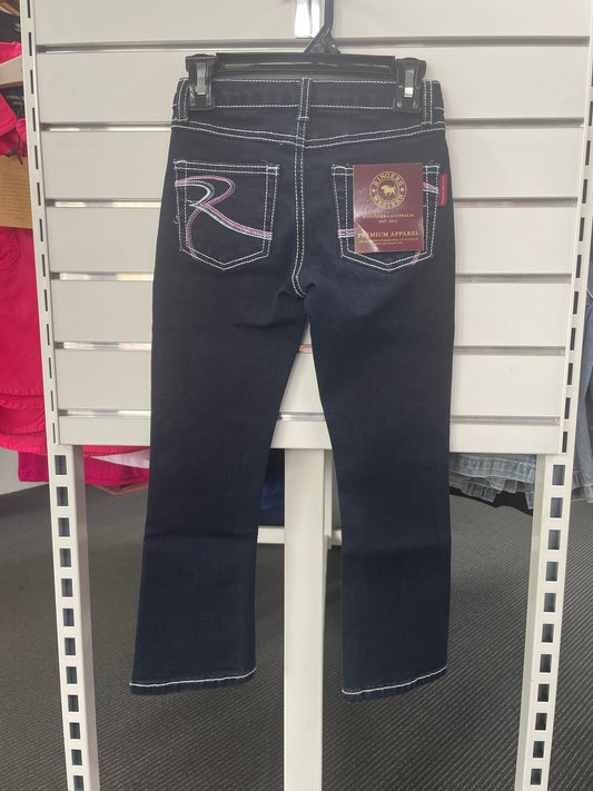 Joey Kids Cowgirl Jeans - Dark Blue