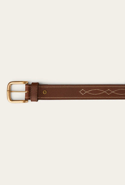 Crossover Belt - Brown/Silver