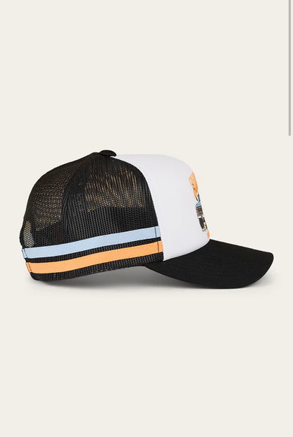 Truck Yeah Kids Foam Trucker Cap - White/Black