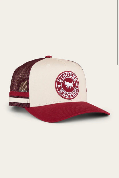 Mccoy Trucker Cap - Origin - Maroon/Off White