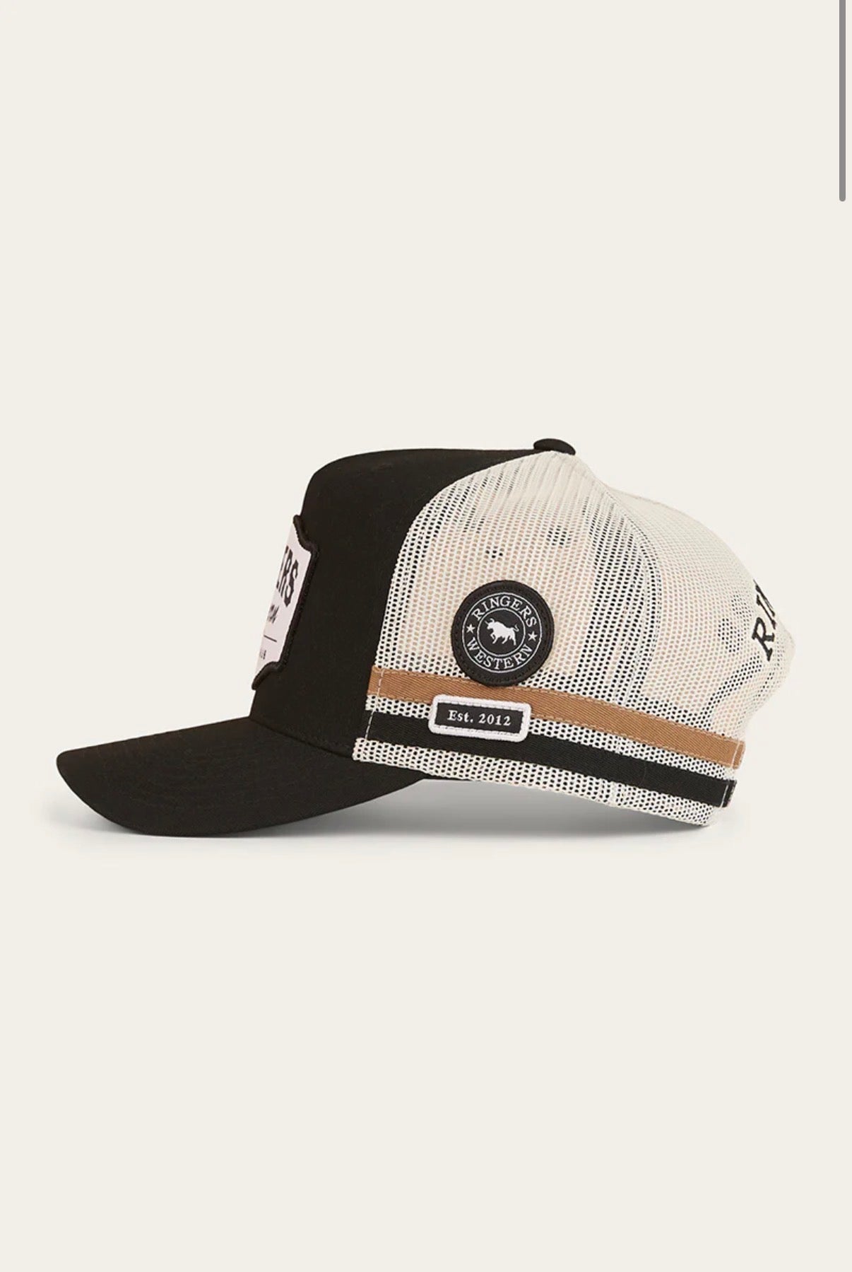 Country Club Deep Fit Trucker Cap - Black