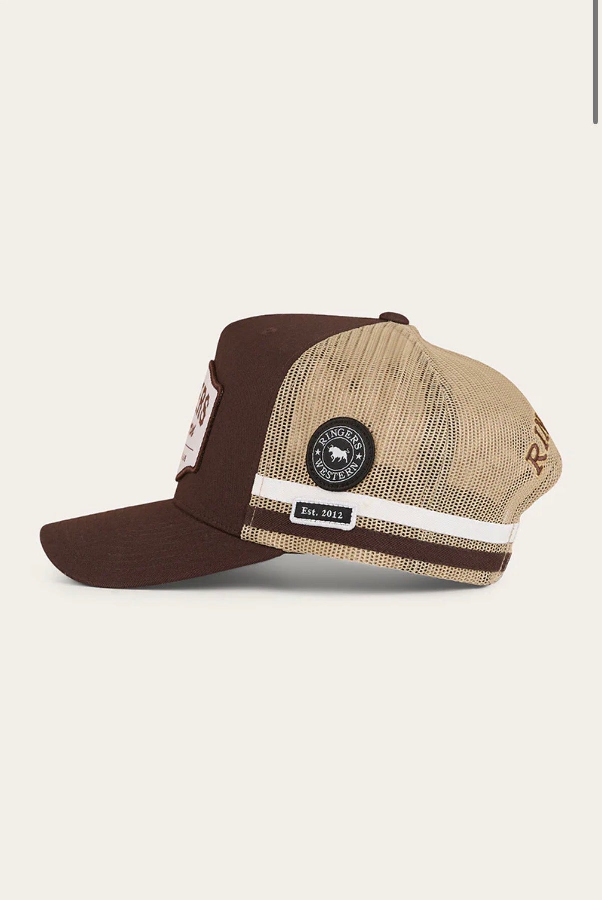 Country Club Deep Fit Trucker Cap - Saddle Brown