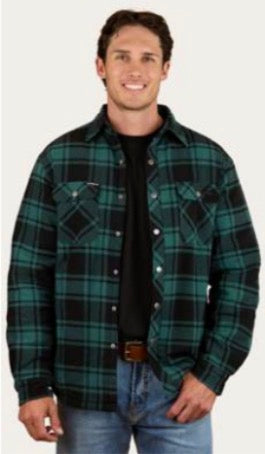 Sawyer Sherpa Flannel - Pine/Charcoal