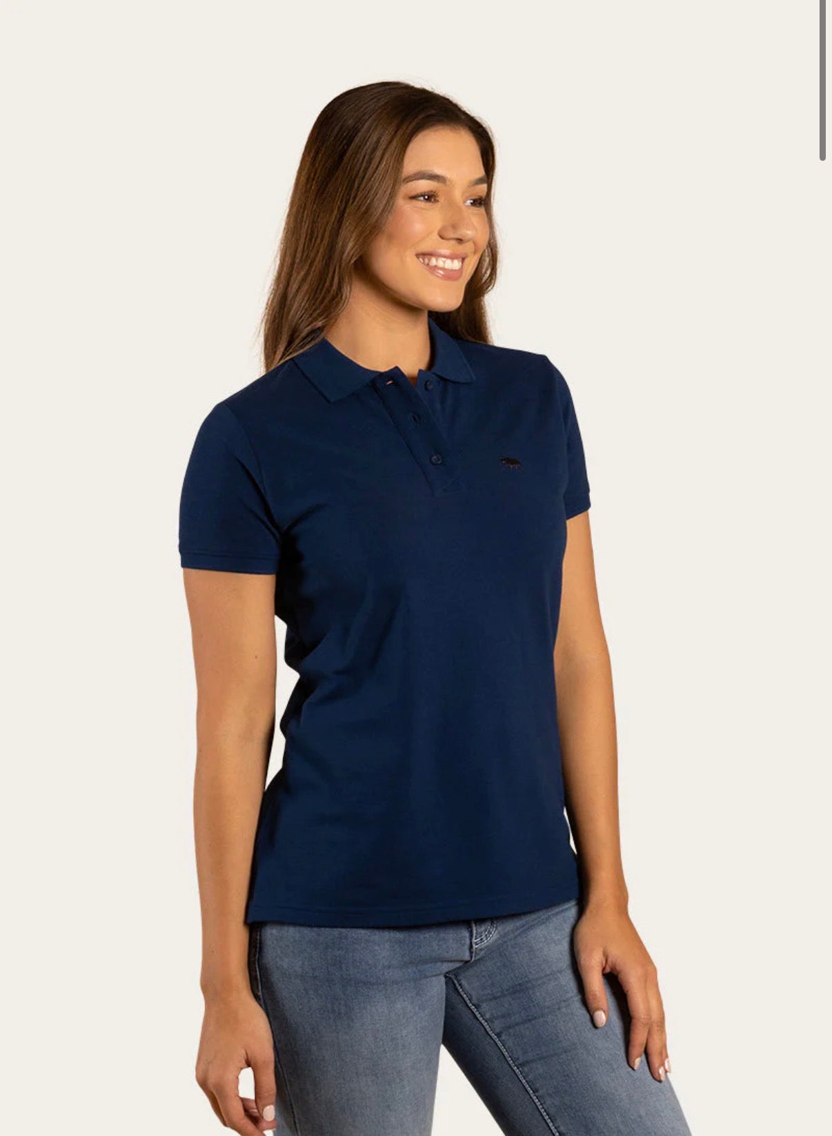 Essential Womens Polo - Navy