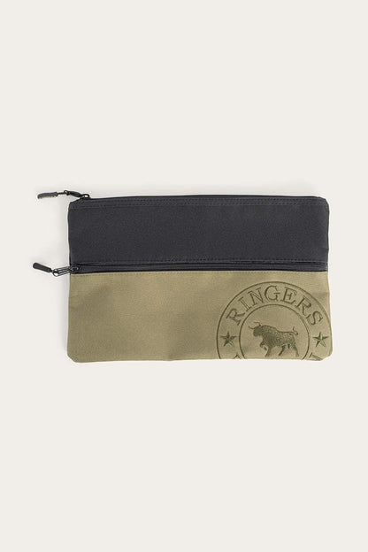 Ringers Western Spencer Pencil Case - Army/Black