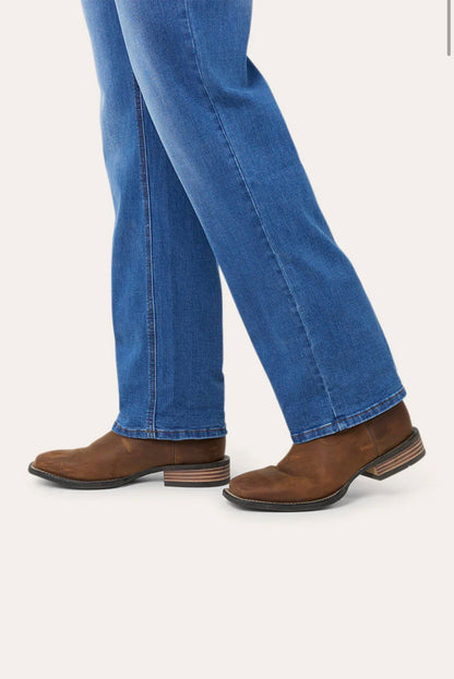 Sturt Mens Relaxed Leg Jeans - Mid Blue
