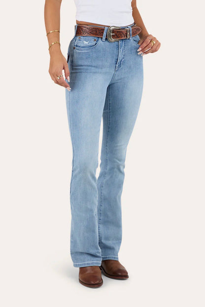 Penny Rodeo Womens High Rise Bootleg Jean - Light Blue
