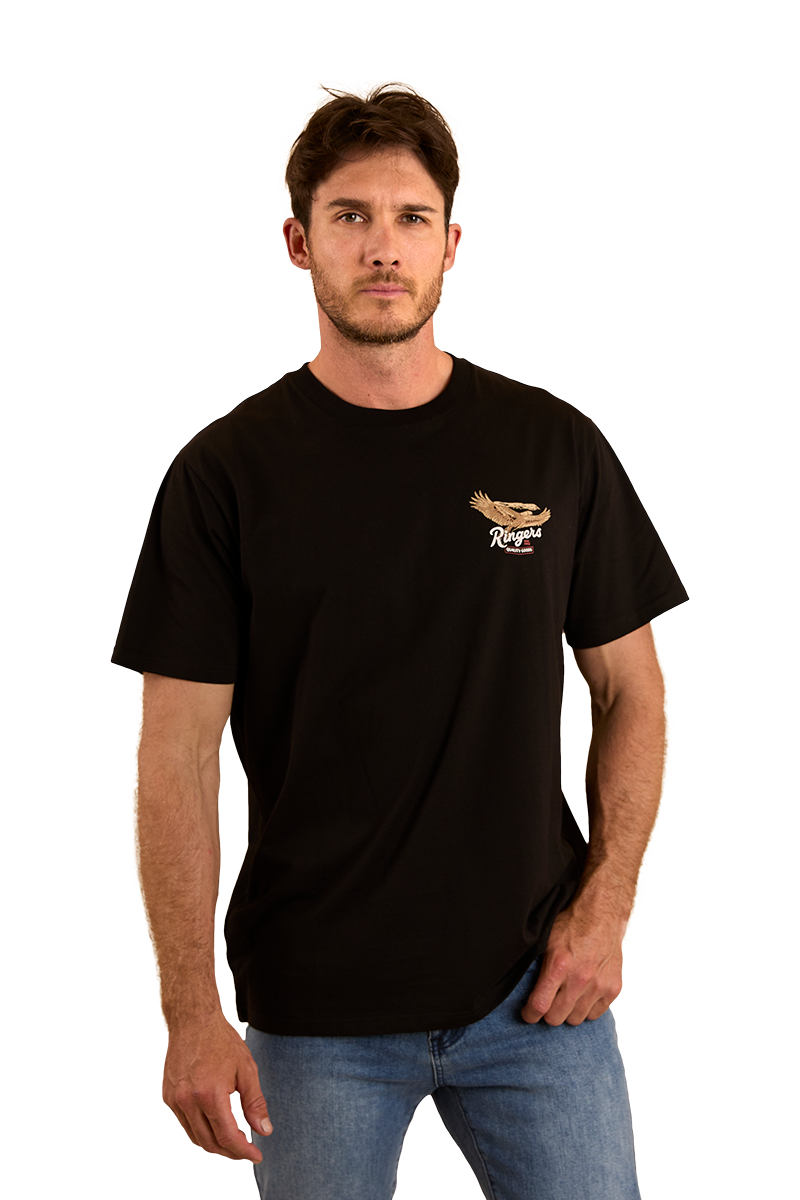 Eureka Mens Loose Fit T-Shirt - Black