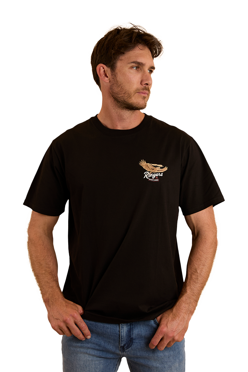 Eureka Mens Loose Fit T-Shirt - Black