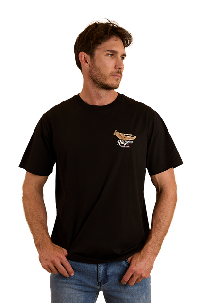 Eureka Mens Loose Fit T-Shirt - Black