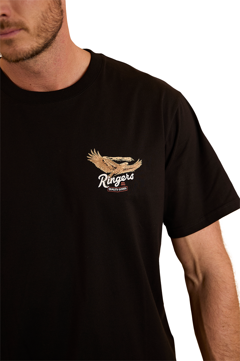 Eureka Mens Loose Fit T-Shirt - Black