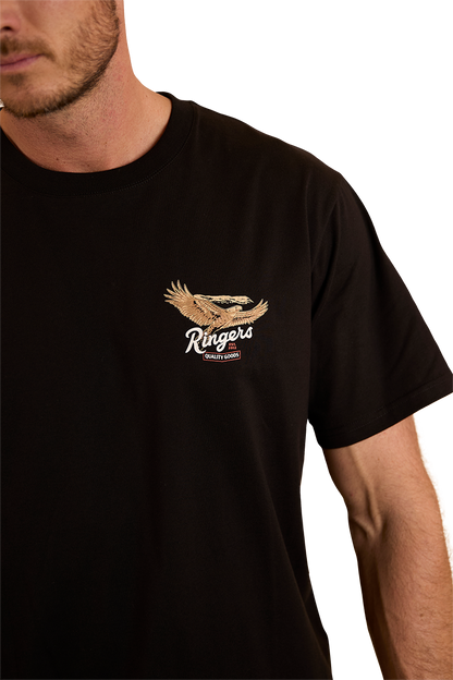 Eureka Mens Loose Fit T-Shirt - Black