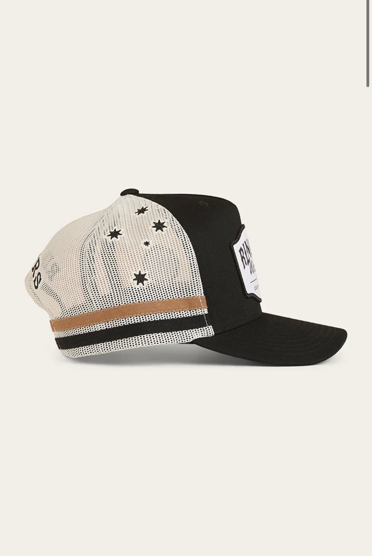 Country Club Deep Fit Trucker Cap - Black