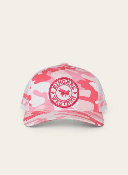 McCoy Kids Trucker Cap - Pink Camo