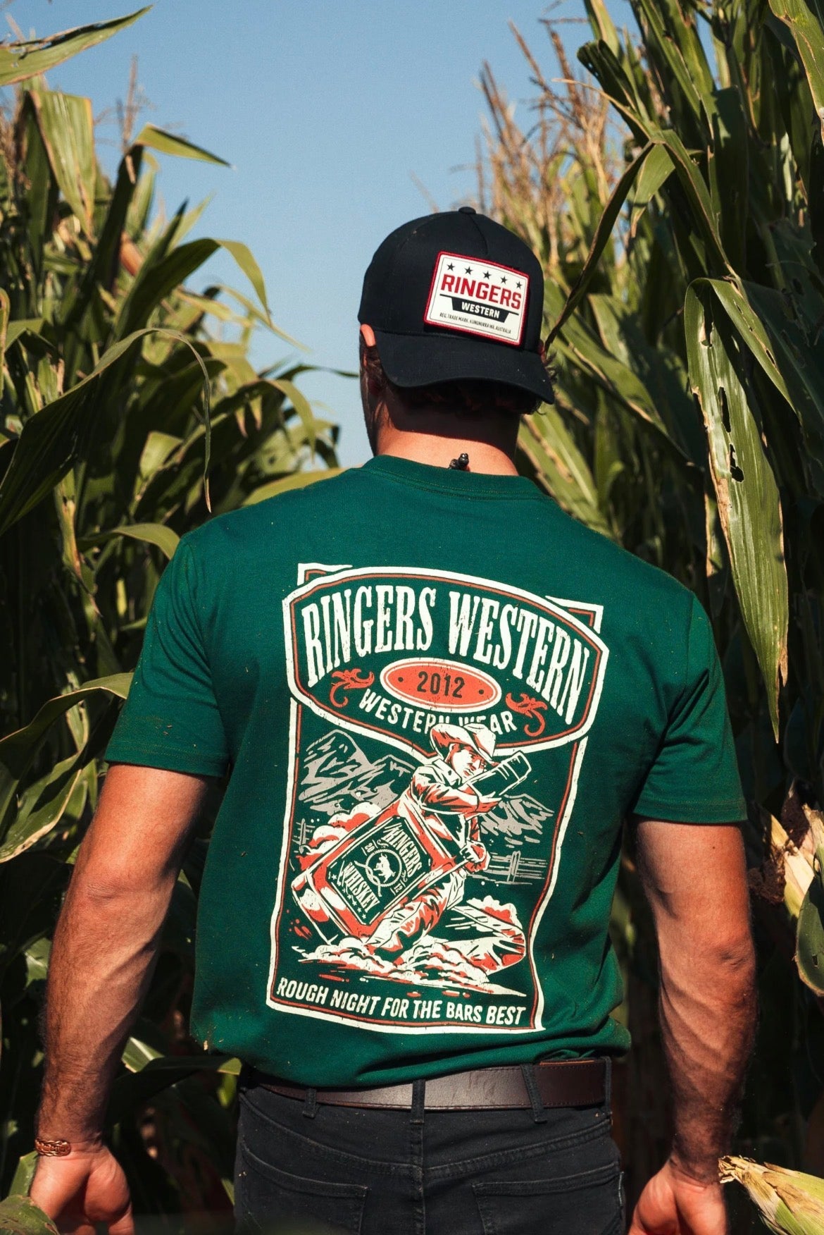 Bars Best Mens Stock Fit T-Shirt - Pine