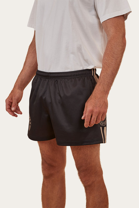 Ringers Footy Shorts - Black