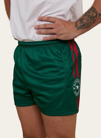 Ringers Footy Shorts - Lake Green