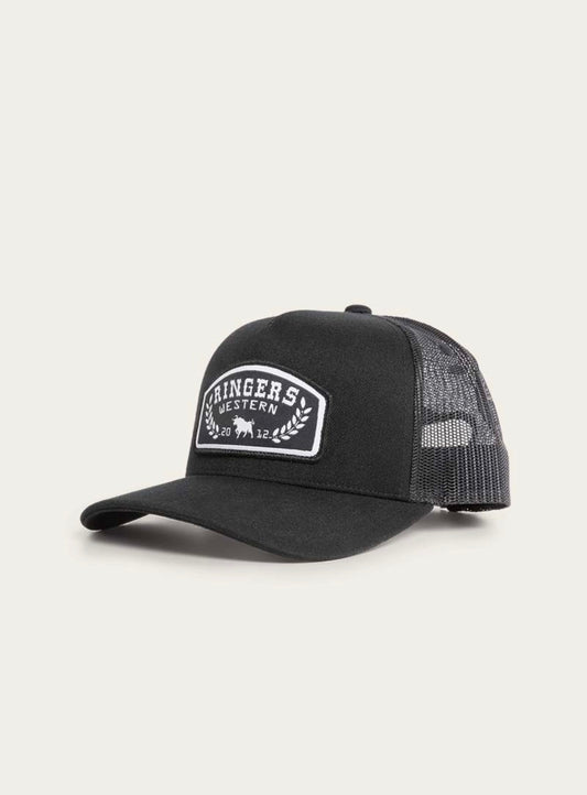 Wheatbelt Wool Trucker Cap - Black