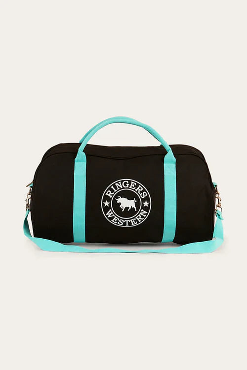 Ringers Western Gundagai Duffle Bag - Black/Turquoise