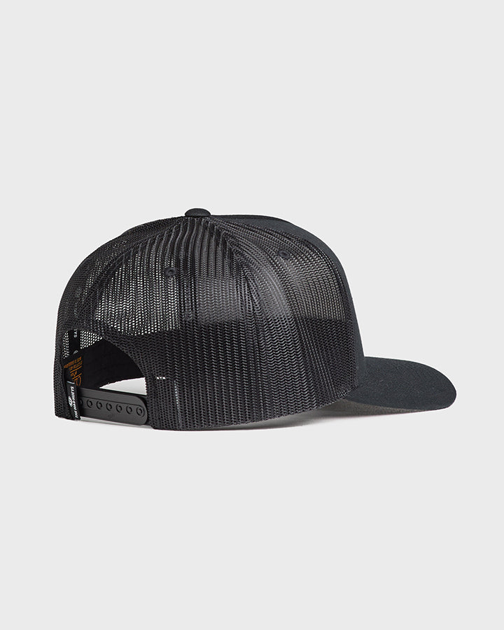 Hooked for Life Trucker Cap - Black