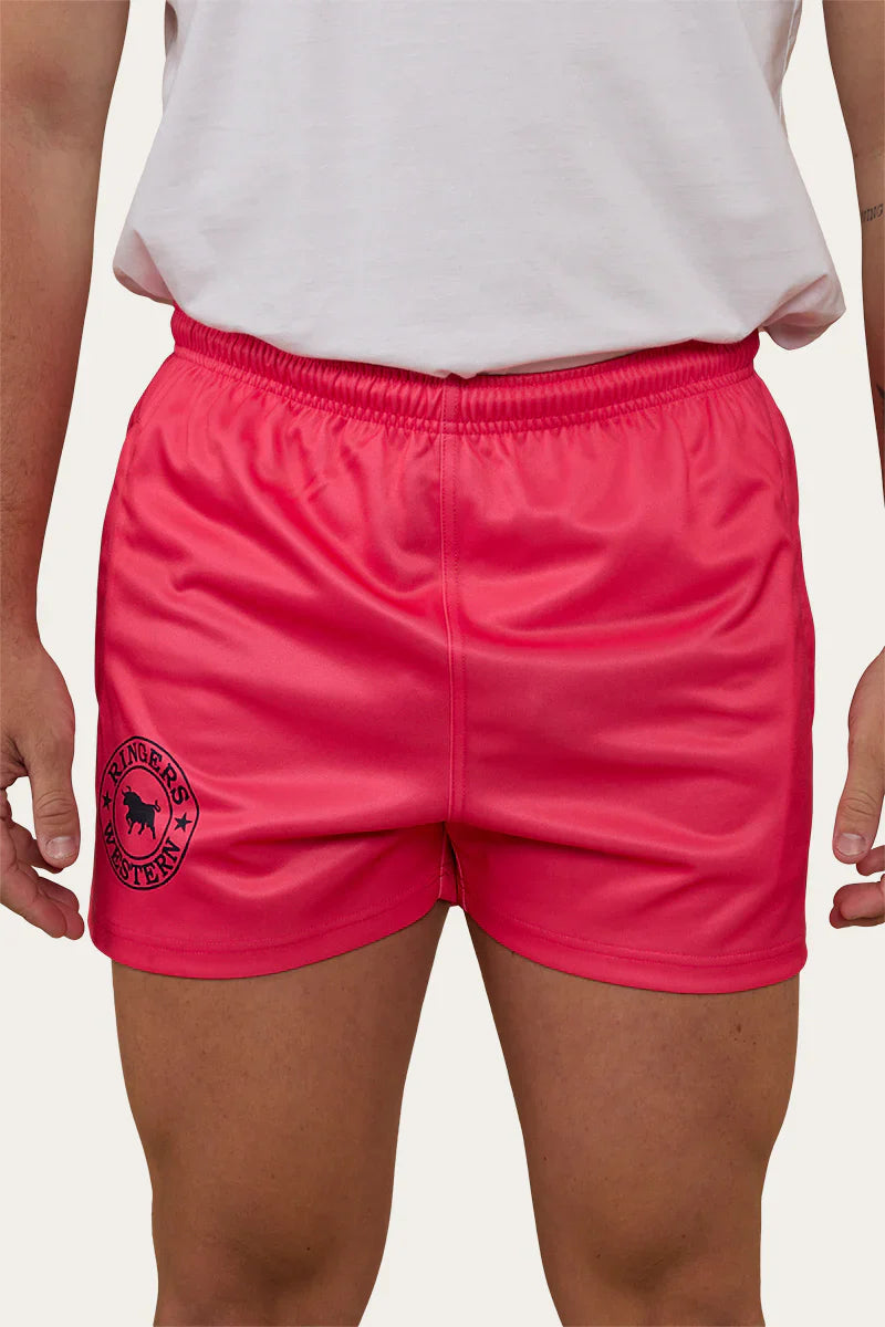 Ringers Footy Shorts - Melon