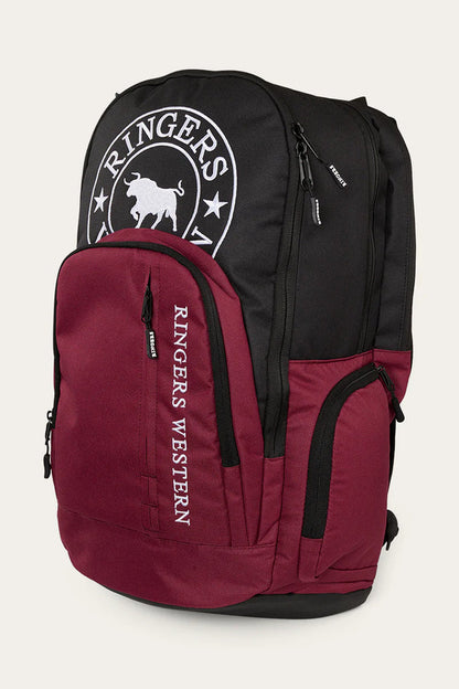 Ringers Western Holtze Backpack - Burgundy/Black