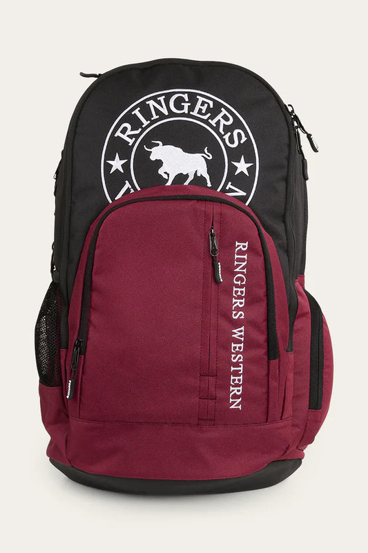 Ringers Western Holtze Backpack - Burgundy/Black