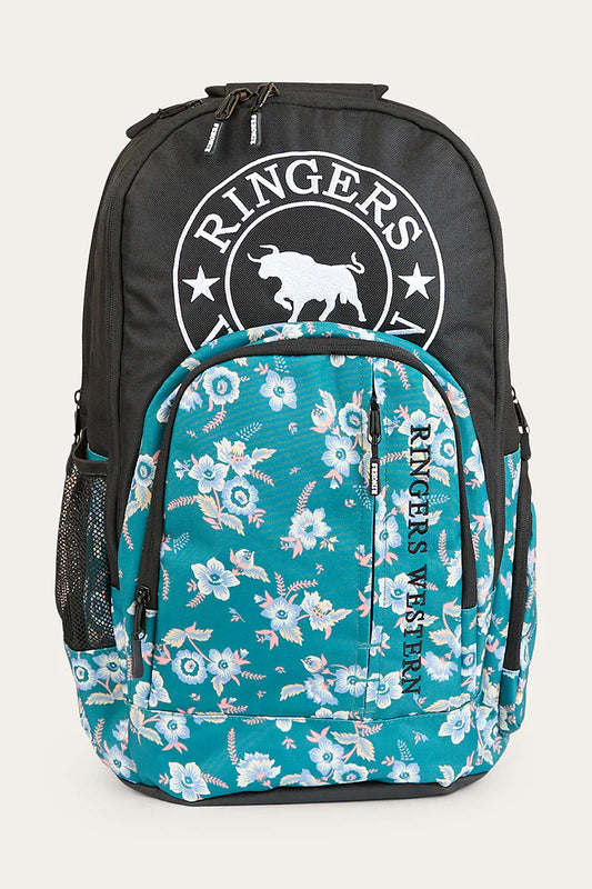 Ringers Western Holtze Backpack - Black/Floral