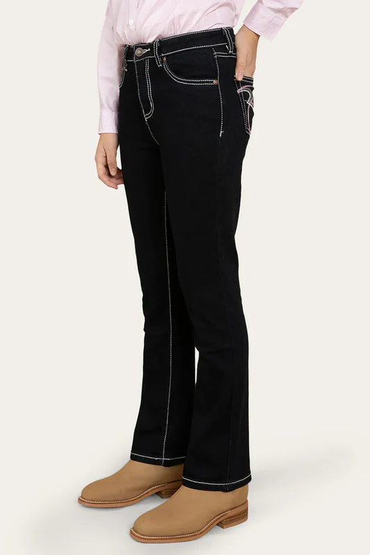 Ringers Western Joey Kids Cowgirl Jeans - Dark Blue