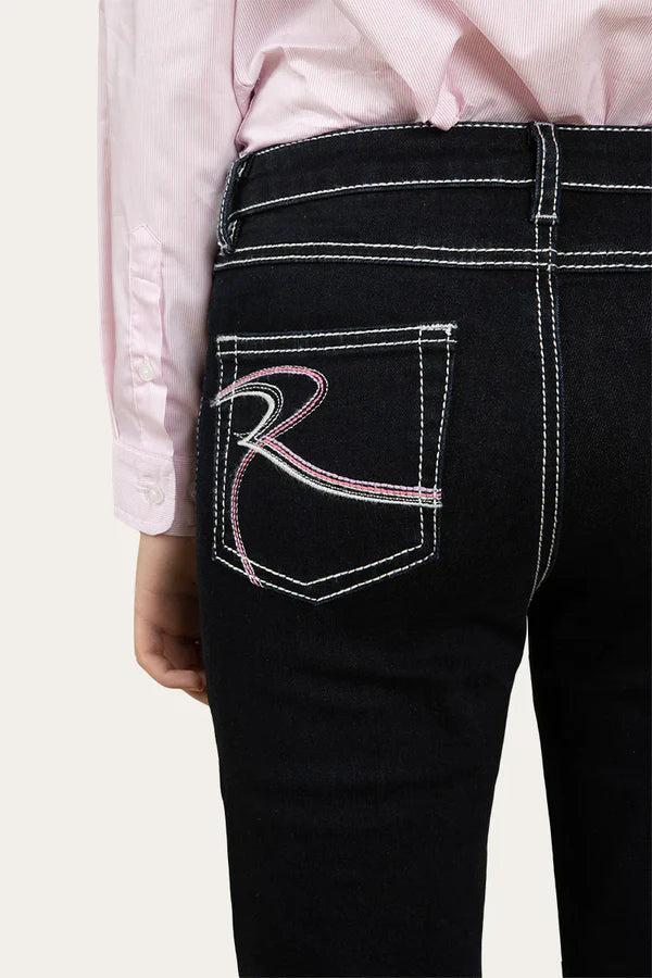 Ringers Western Joey Kids Cowgirl Jeans - Dark Blue