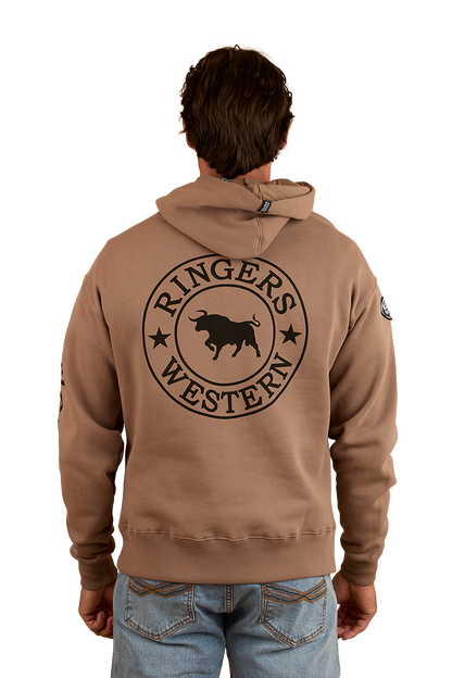 KNX Oversized Unisex Hoodie - Camel