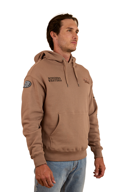KNX Oversized Unisex Hoodie - Camel