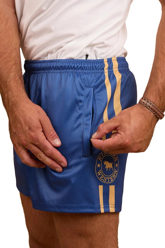 Ringers Footy Shorts - Blue
