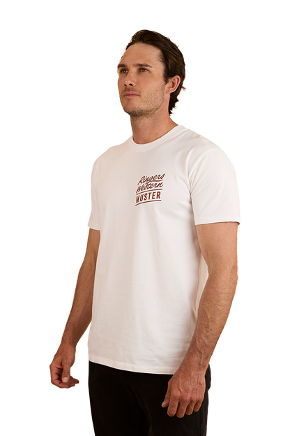 Ringers Of The Sky Mens Stock Fit T-Shirt - White