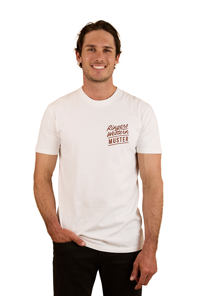 Ringers Of The Sky Mens Stock Fit T-Shirt - White