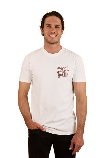 Ringers Of The Sky Mens Stock Fit T-Shirt - White