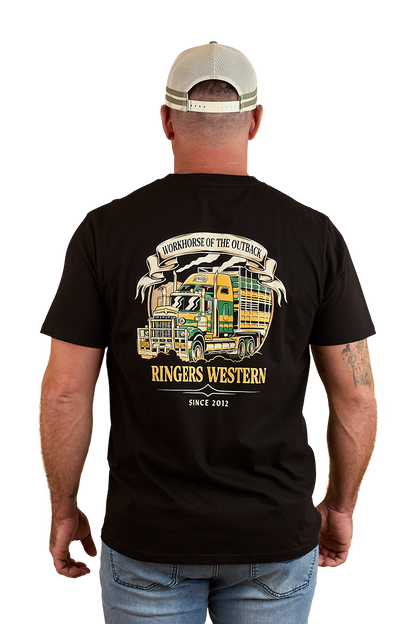 Workhorse Mens Loose Fit T-Shirt - Black