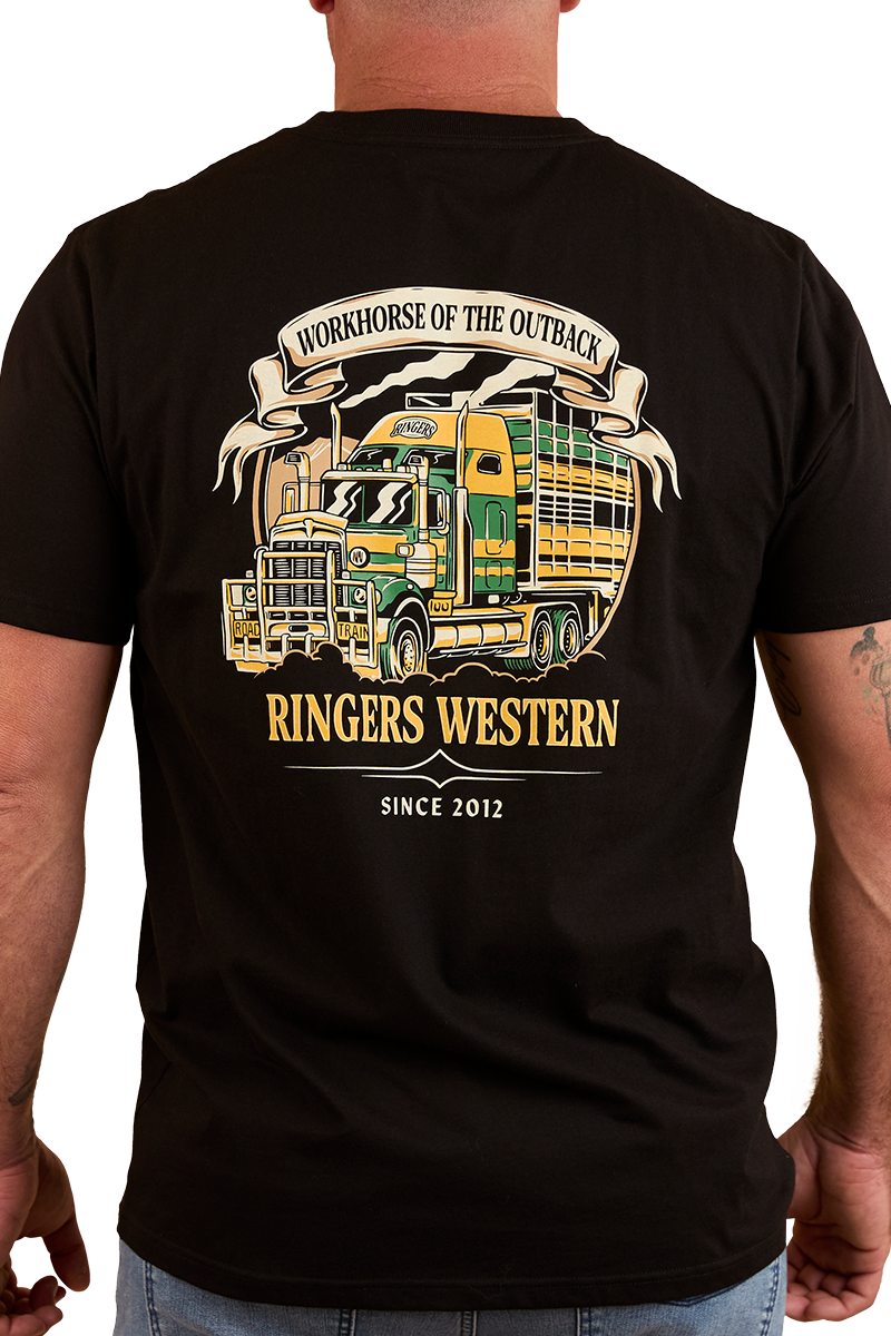 Workhorse Mens Loose Fit T-Shirt - Black
