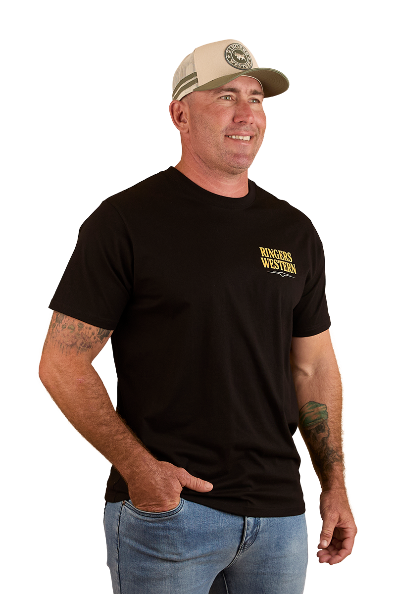 Workhorse Mens Loose Fit T-Shirt - Black