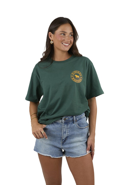 Good Bloke Mens Loose Fit T-Shirt - Pine