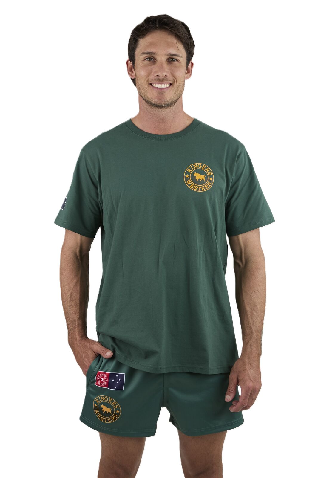 Good Bloke Mens Loose Fit T-Shirt - Pine